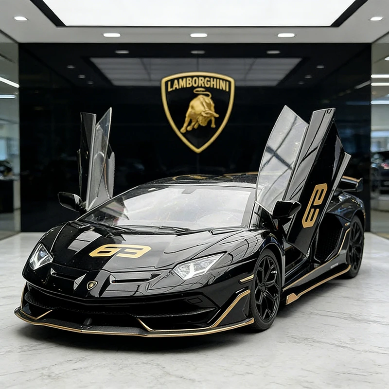 1:24 Lamborghini Aventador SVJ63 суперкар из сплава, модель гоночного автомобиля, звук и свет, детская игрушка, коллекционные предметы, подарок на день рождения
1:24 Lamborghini Aventador SVJ63 суперкар из сплава, модель гоночного автомобиля, звук и свет, детская игрушка, коллекционные предметы, подарок на день рождения
