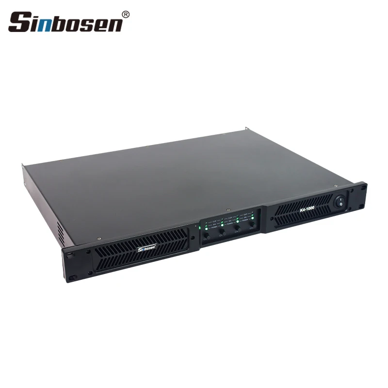 K4-1000 4 Channel 1000w 1u Class d Power Amplifier Outdoor Sound Equipment Amplifiers for Home Theater
K4-1000 4 Channel 1000w 1u Class d Power Amplifier Outdoor Sound Equipment Amplifiers for Home Theater