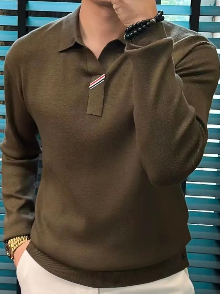 Мужской вязаный свитер с воротником на осень-зиму, повседневный, универсальный, стильный, деловой, премиум-класса, Haome Waed, стандартный крой, длинный рукав
Мужской вязаный свитер с воротником на осень-зиму, повседневный, универсальный, стильный, деловой, премиум-класса, Haome Waed, стандартный крой, длинный рукав