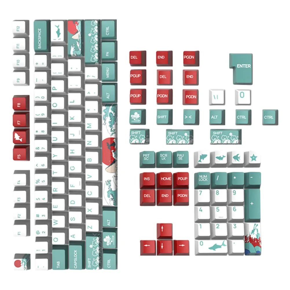 Набор из 129 кейкапов «Коралловое море» для механической клавиатуры: Изысканное исполнение, аксессуар для геймеров, колпачки для клавиш компьютерной клавиатуры
Набор из 129 кейкапов «Коралловое море» для механической клавиатуры: Изысканное исполнение, аксессуар для геймеров, колпачки для клавиш компьютерной клавиатуры