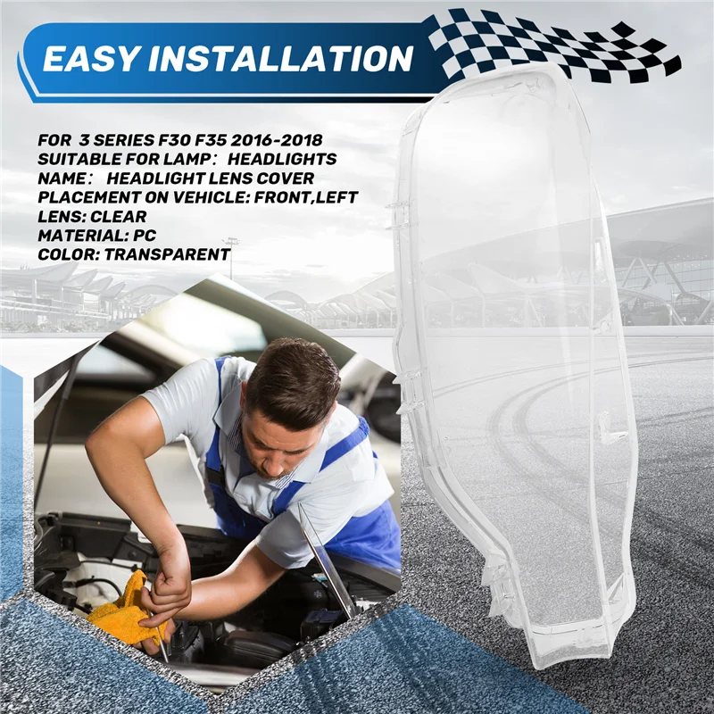 Headlight Cover For BMW 3 Series F35 F30 Lamp Shade Headlight Lens For BMW Transparent Lens Cover Right
Headlight Cover For BMW 3 Series F35 F30 Lamp Shade Headlight Lens For BMW Transparent Lens Cover Right