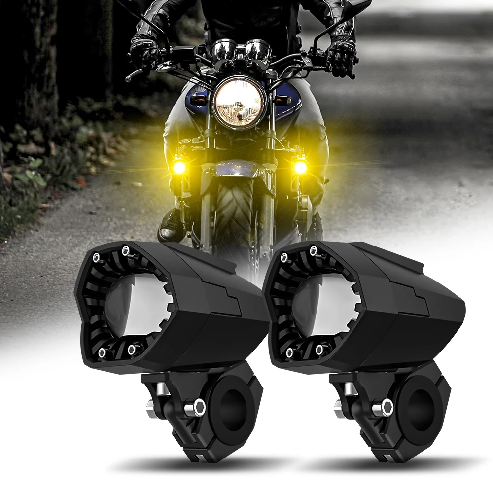 80W 2 Inch Motorcycle SUV ATV Waterproof With Flash 360 Mount Brackets Auxiliary LED Driving Spotlights White/Amber Fog Lights
80W 2 Inch Motorcycle SUV ATV Waterproof With Flash 360 Mount Brackets Auxiliary LED Driving Spotlights White/Amber Fog Lights
