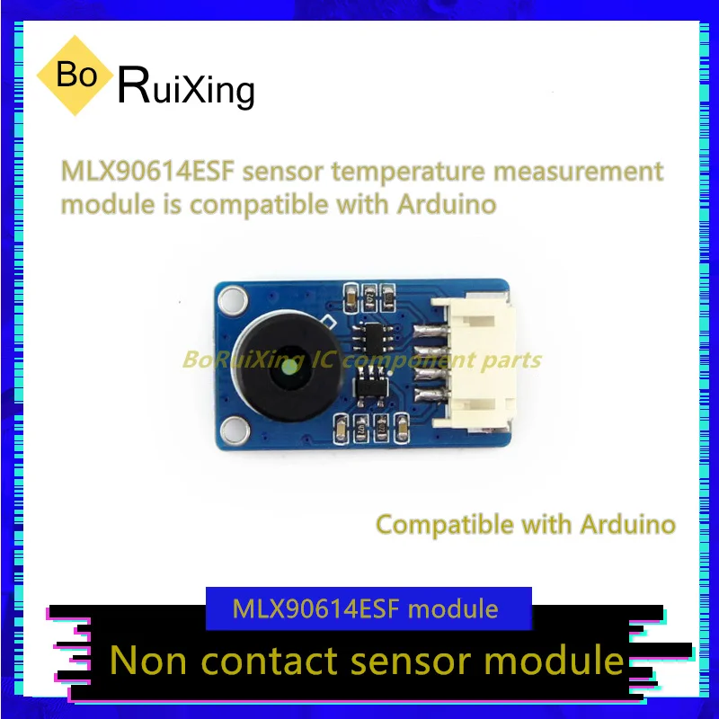 1PCS/LOT MLX90614ESF Infrared Temperature Sensor Temperature Measurement Module Compatible With Arduino
1PCS/LOT MLX90614ESF Infrared Temperature Sensor Temperature Measurement Module Compatible With Arduino