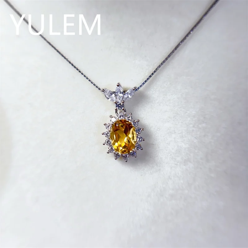 YULEM VVS Grade Natural Citrine Charm 6x8mm Citrine 925 Silver Jewelry 18K Gold Plated Crystal Jewelry
YULEM VVS Grade Natural Citrine Charm 6x8mm Citrine 925 Silver Jewelry 18K Gold Plated Crystal Jewelry
