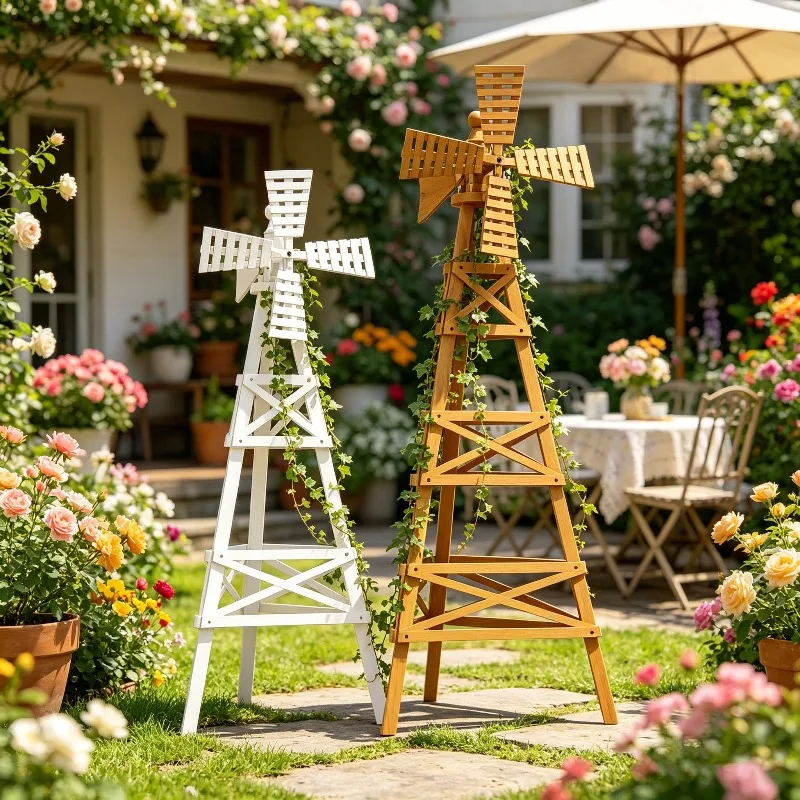 Outdoor windmill flower stand outdoor courtyard villa homestay yard decoration ornament
Outdoor windmill flower stand outdoor courtyard villa homestay yard decoration ornament