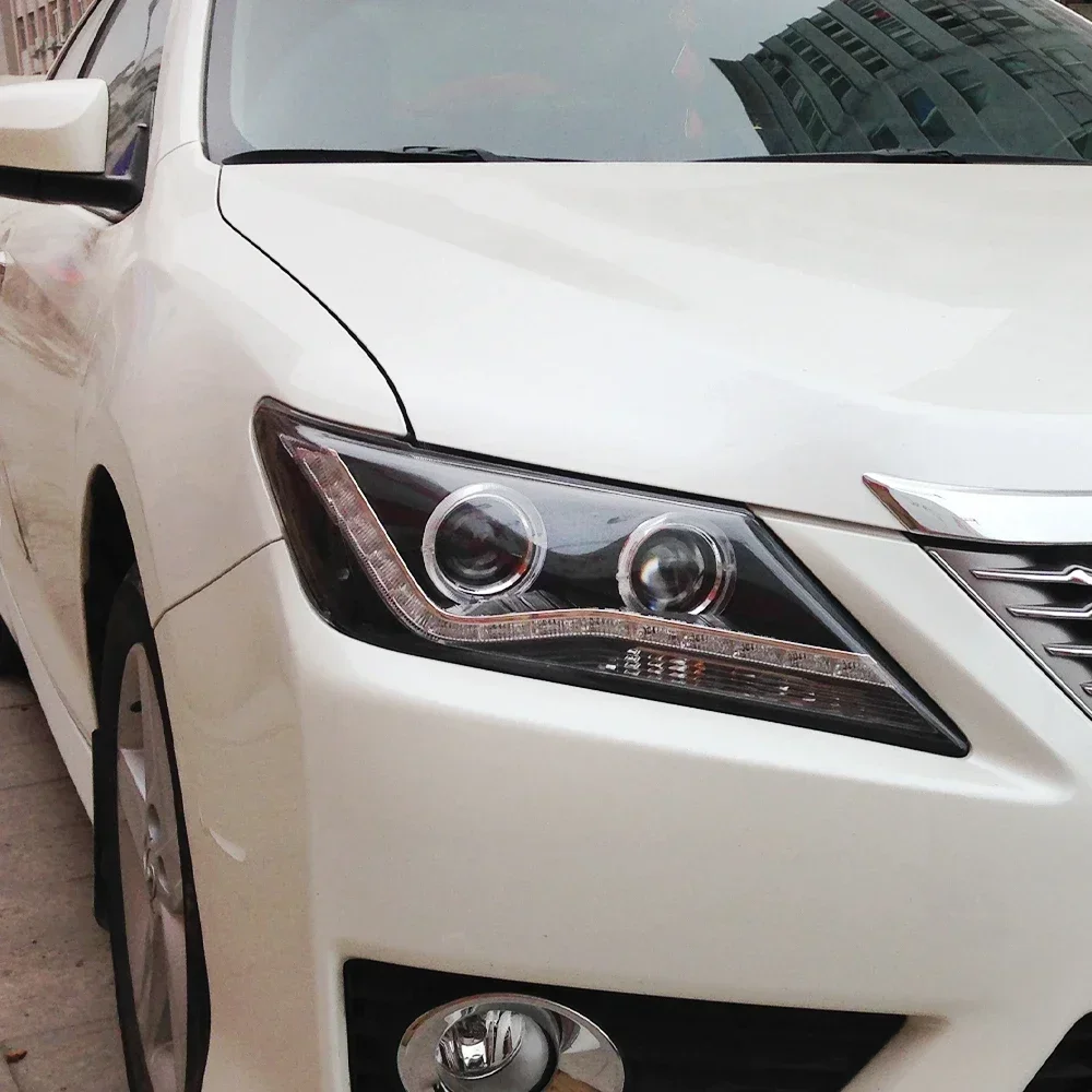 Автомобильные фары для Toyota Camry 7th 2012-2014, светодиодные передние лампы автомобиля в сборе, обновление, стиль демона, аксессуары для линз проектора
Автомобильные фары для Toyota Camry 7th 2012-2014, светодиодные передние лампы автомобиля в сборе, обновление, стиль демона, аксессуары для линз проектора