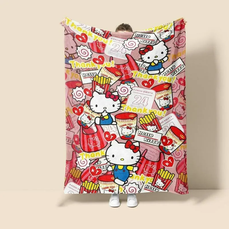 Hello Kitty Hangyodon Anime Kawaii Sanrio Soft Dormitory Blanket Cute My Melody Nap Air Conditioner Bed Cover Gifts Toys
Hello Kitty Hangyodon Anime Kawaii Sanrio Soft Dormitory Blanket Cute My Melody Nap Air Conditioner Bed Cover Gifts Toys