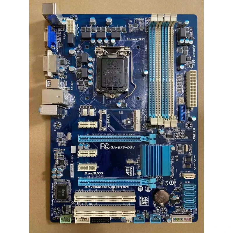 used for GIGABYTE B75-D3V LGA1155 ATX Used Motherboard B75 DDR3 SATA3 Nice Condition Tested OK
used for GIGABYTE B75-D3V LGA1155 ATX Used Motherboard B75 DDR3 SATA3 Nice Condition Tested OK