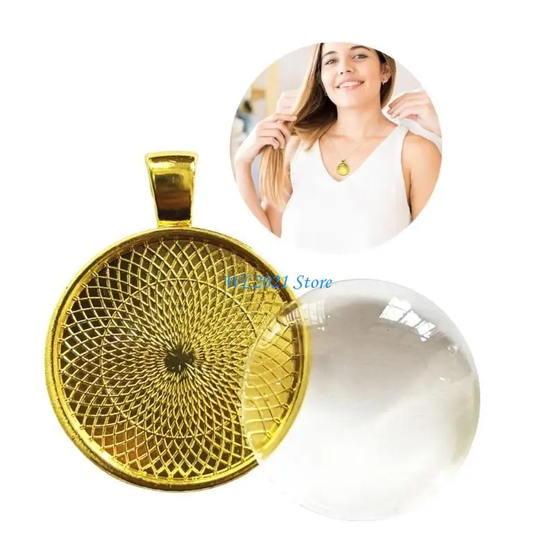 G5GC 10 Set Round Pendant Trays 25mm Bezel Base Pendant Making Accessories Craft Supplies Set Suitable for Jewelry Crafting
G5GC 10 Set Round Pendant Trays 25mm Bezel Base Pendant Making Accessories Craft Supplies Set Suitable for Jewelry Crafting
