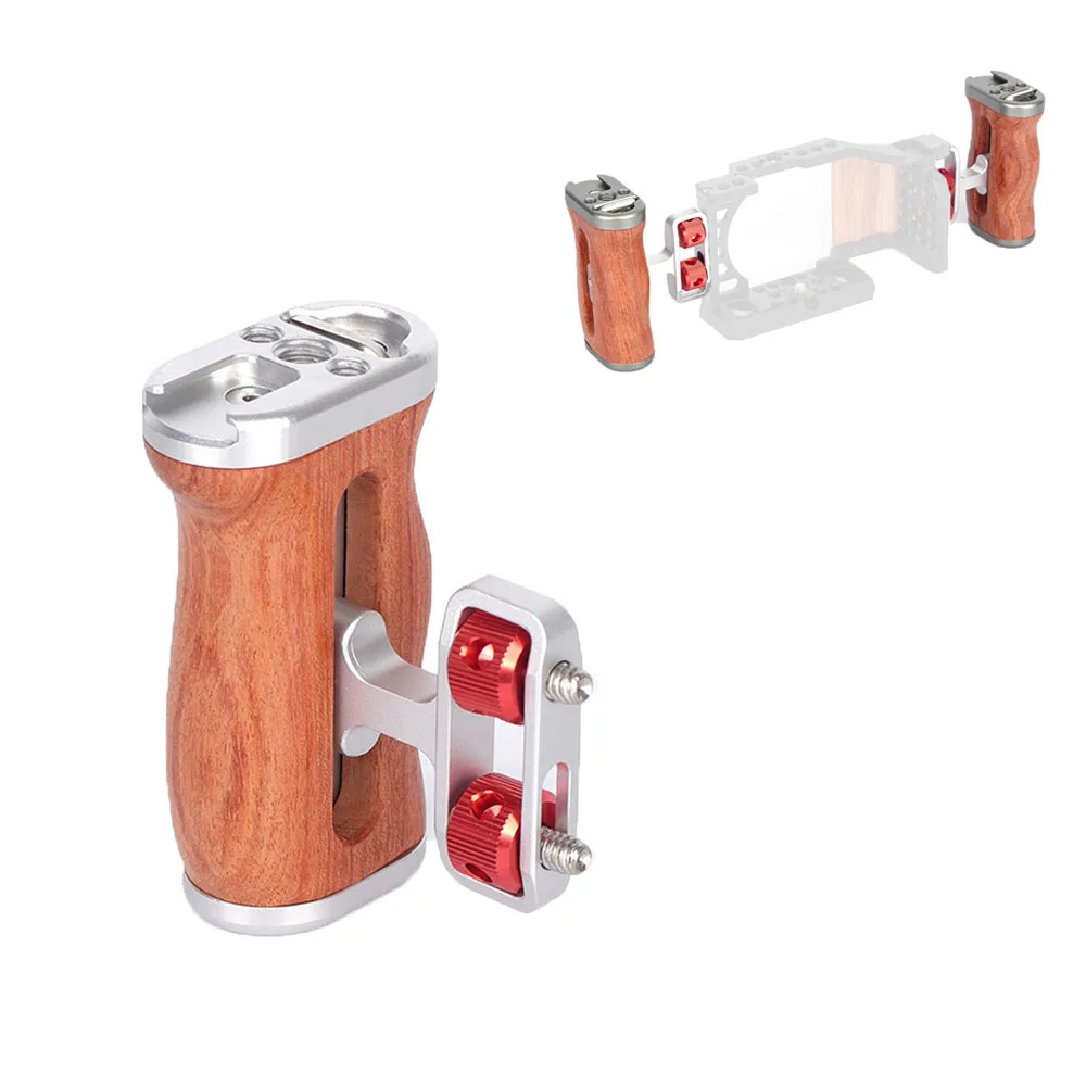 Upgraded Rabbit Cage Side Handle for 1/4 Screw Interface with Cage One Handle Fits Both Sides Quick Camera Assembly/Disassembly