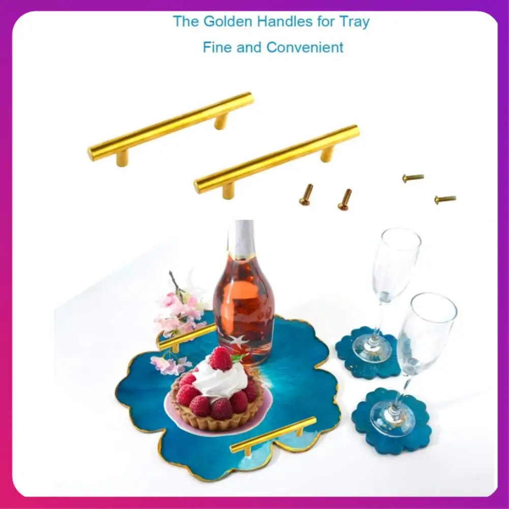 ABKL-силиконовая форма для подноса, 2 эпоксидные формы для цветочных чашек, 2 золотых металлических ручки, используется для подносов, поделок своими руками и украшений дома
ABKL-силиконовая форма для подноса, 2 эпоксидные формы для цветочных чашек, 2 золотых металлических ручки, используется для подносов, поделок своими руками и украшений дома