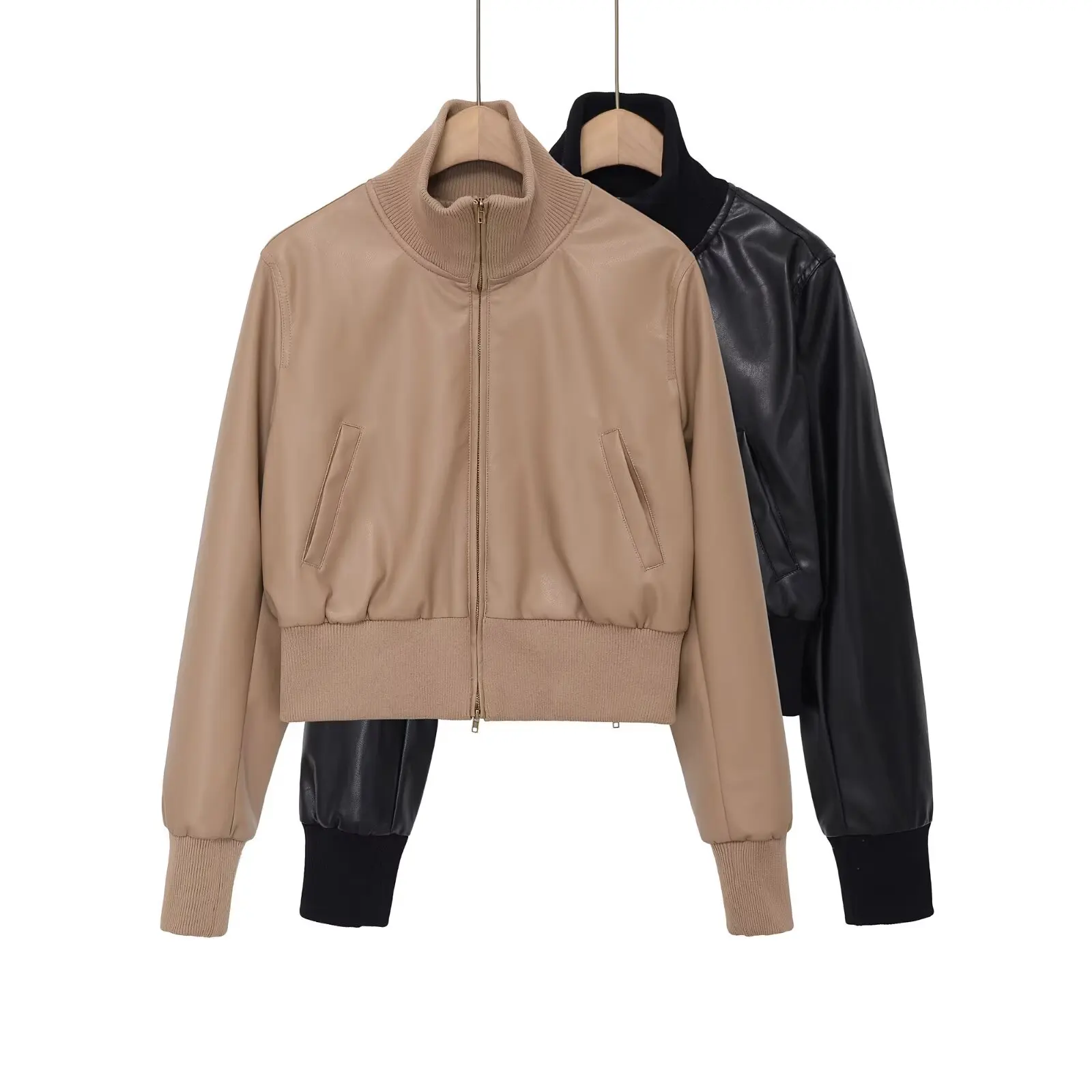 WOMAN 2026 Summer New Fashion stand collar Jacket Coat Retro zipper Long Sleeve Pockets Casual Chic Female Outerwear Tops
WOMAN 2026 Summer New Fashion stand collar Jacket Coat Retro zipper Long Sleeve Pockets Casual Chic Female Outerwear Tops