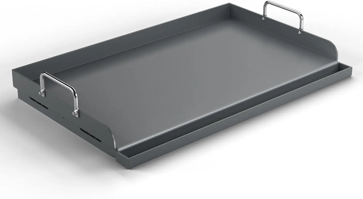 25" x 16" Cast Iron Griddle - Heavy Duty Non-Toxic Oil Coating - Fits Gas/Charcoal/Electric Grills
25" x 16" Cast Iron Griddle - Heavy Duty Non-Toxic Oil Coating - Fits Gas/Charcoal/Electric Grills