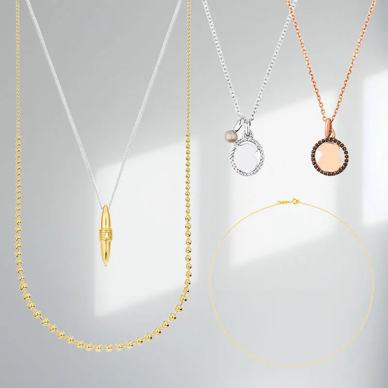 Hot Selling S925 Silver Necklace, Classic Exquisite Fashion, Can Be Matched with The Same Ring and Bracelet,A Variety of Choices
Hot Selling S925 Silver Necklace, Classic Exquisite Fashion, Can Be Matched with The Same Ring and Bracelet,A Variety of Choices