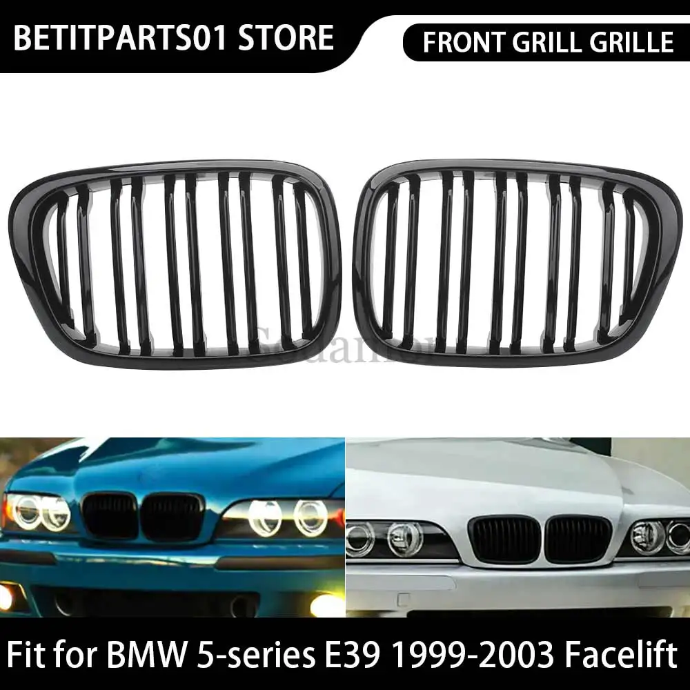 1 пара черных решеток автомобиля, передняя гоночная решетка, автоаксессуары, двойная впускная решетка для BMW E39 5 серии 525 528 1999-2003 гг.
1 пара черных решеток автомобиля, передняя гоночная решетка, автоаксессуары, двойная впускная решетка для BMW E39 5 серии 525 528 1999-2003 гг.