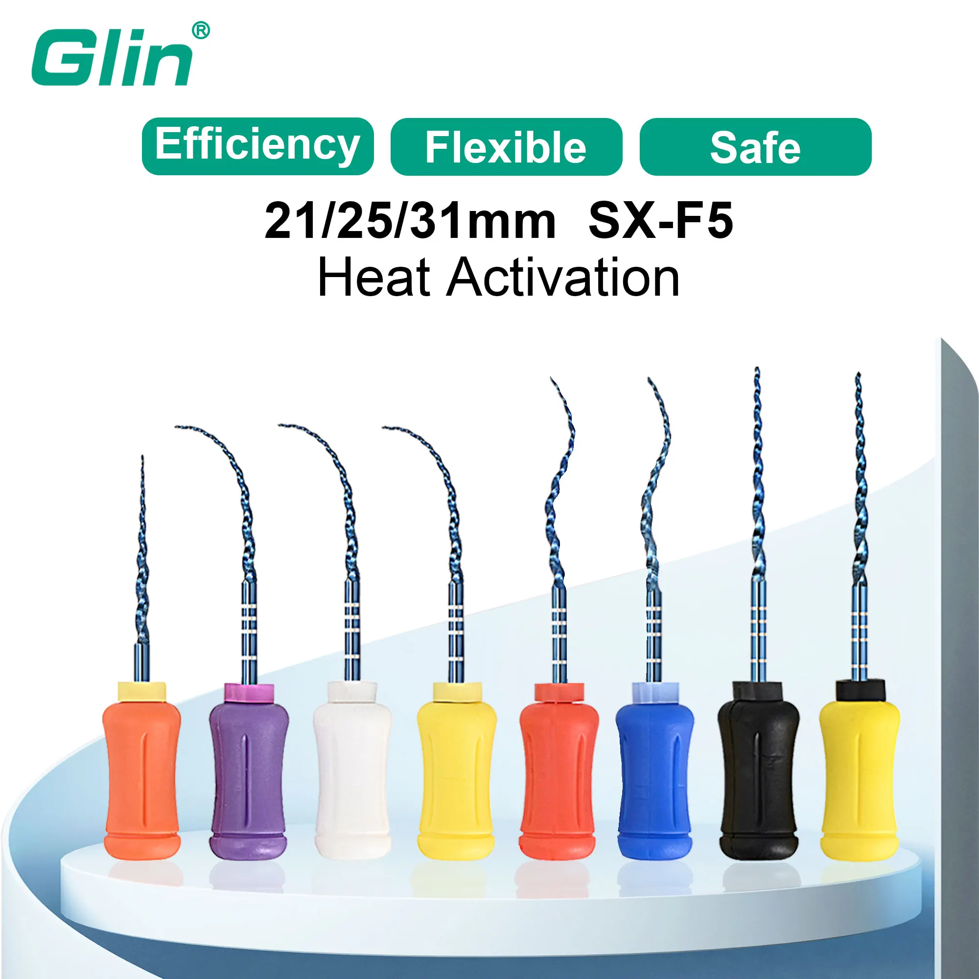 Glin 6PCS Teeth Whitening Dental Instrument Super Hand Files Rotary Endodontic Files Dental Endo Motor Files Instrument SX-F5
Glin 6PCS Teeth Whitening Dental Instrument Super Hand Files Rotary Endodontic Files Dental Endo Motor Files Instrument SX-F5
