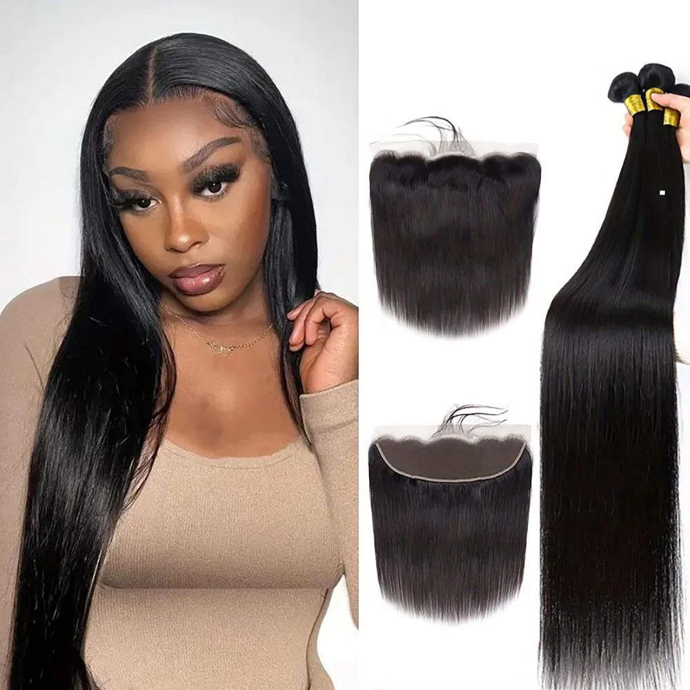 Прямой пучок человеческих волос с кружевной фронтальной частью, бразильский пучок плетения волос с прозрачным кружевом 13x4, плотность 150
Прямой пучок человеческих волос с кружевной фронтальной частью, бразильский пучок плетения волос с прозрачным кружевом 13x4, плотность 150