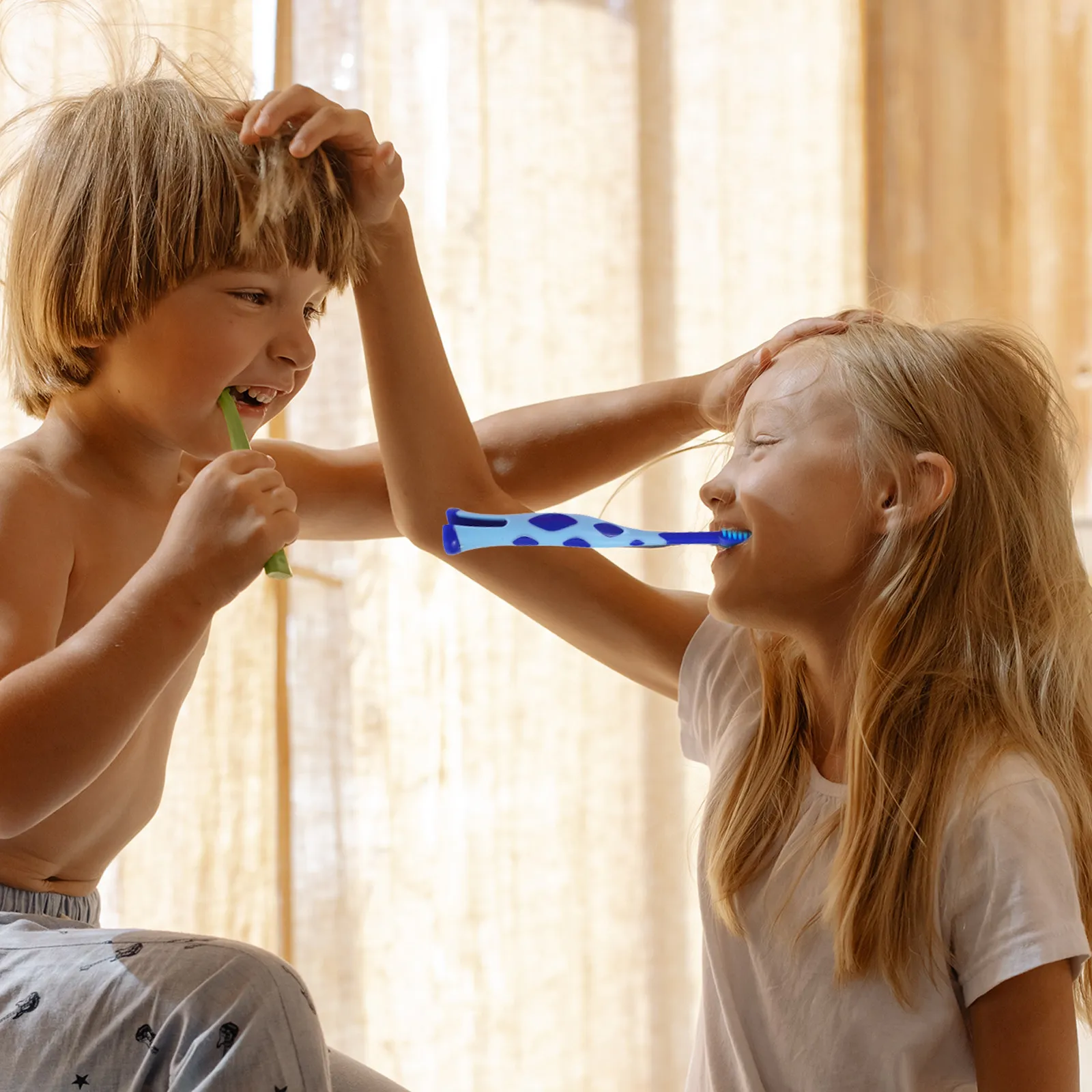 6Pcs Kids Cartoon Deer Toothbrush Soft Bristle Children's Manual Toothbrush for Toddlers Cute Bright Colors Travel Home Use
6Pcs Kids Cartoon Deer Toothbrush Soft Bristle Children's Manual Toothbrush for Toddlers Cute Bright Colors Travel Home Use