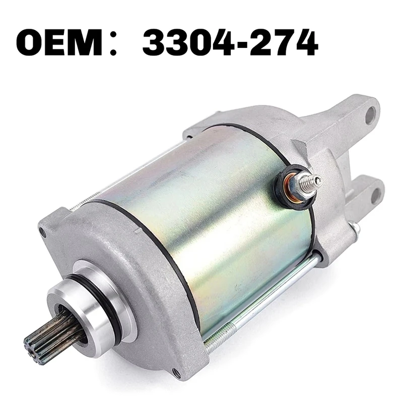 3304-274 Starter Motor For Arctic Cat DVX 250 300 Utility 250 Brute Force 300 Kymco Maxxer MXU Mongoose 250 300
3304-274 Starter Motor For Arctic Cat DVX 250 300 Utility 250 Brute Force 300 Kymco Maxxer MXU Mongoose 250 300