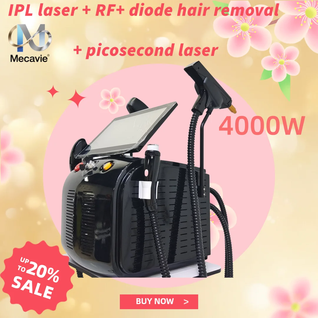 Upgraded 4-in-1 Ice Platinum 4000W Four Wavelength Diode ND:YAG Laser Machine, 755 808 940 1064nm Painless Hair Remover Device, Standard 2 Year Quality Warranty, Global Delivery 3-7 Days, Portable Full Body Epilator FAC Personal Beauty Salon Skin Care
Upgraded 4-in-1 Ice Platinum 4000W Four Wavelength Diode ND:YAG Laser Machine, 755 808 940 1064nm Painless Hair Remover Device, Standard 2 Year Quality Warranty, Global Delivery 3-7 Days, Portable Full Body Epilator FAC Personal Beauty Salon Skin Care