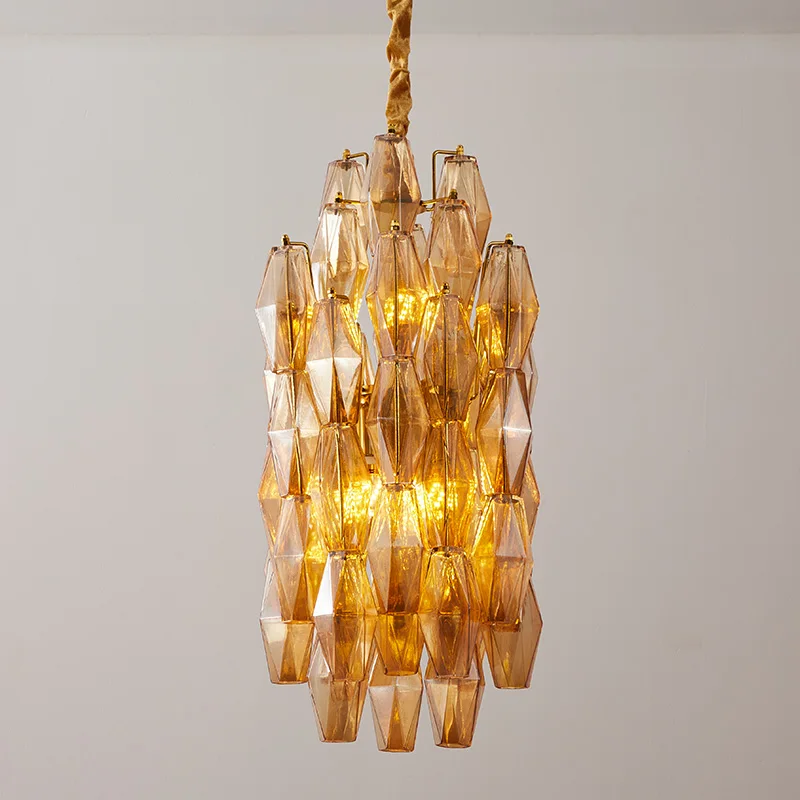 Minimalist Amber Foyer Aisle Small Chandelier Murano Decorative Color Cloakroom Corridor Single Iron Pendant Light
Minimalist Amber Foyer Aisle Small Chandelier Murano Decorative Color Cloakroom Corridor Single Iron Pendant Light