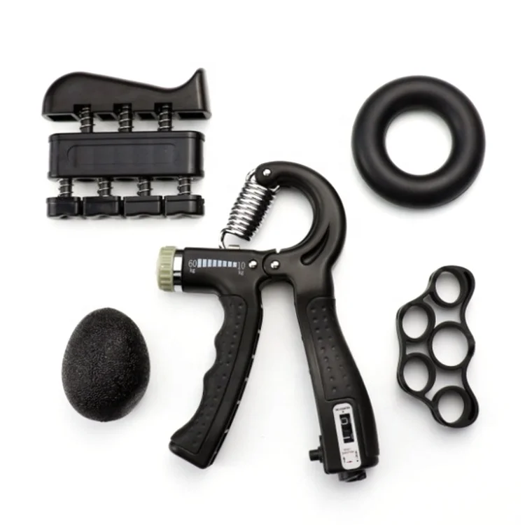 Hand Grip Strengthener (5 Pack) Forearm Exerciser Adjustable Resistance Hand Gripper Finger Stretcher Grip Ring
Hand Grip Strengthener (5 Pack) Forearm Exerciser Adjustable Resistance Hand Gripper Finger Stretcher Grip Ring