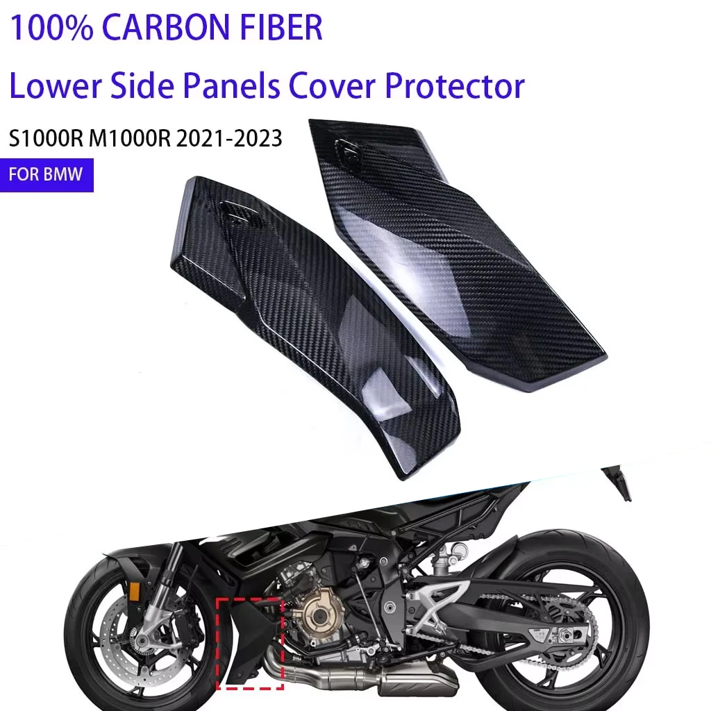 For BMW S1000R M1000R 2021-2023 Motorcycle Accessories 100% Pure 3K Carbon Fiber Lower Side Panels Cover Protector Fairing Kits
For BMW S1000R M1000R 2021-2023 Motorcycle Accessories 100% Pure 3K Carbon Fiber Lower Side Panels Cover Protector Fairing Kits