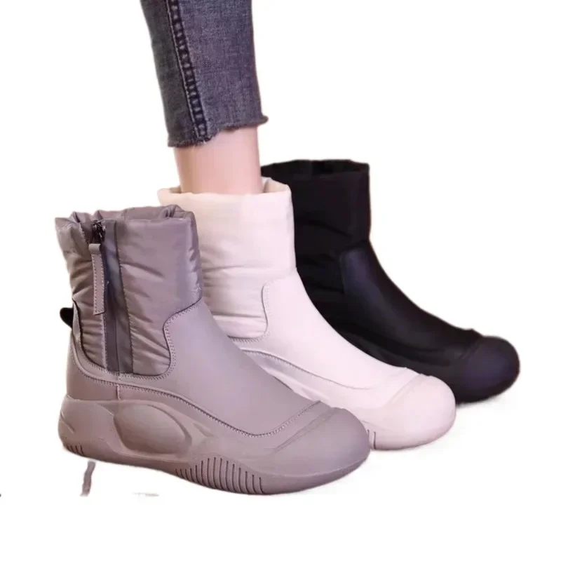 Snow Boots for Women 2025 New Cotton Shoes Winter Plush Thick Sole Women's Shoes Platform Anti Slip Warm Ankle Boots Shoes
Snow Boots for Women 2025 New Cotton Shoes Winter Plush Thick Sole Women's Shoes Platform Anti Slip Warm Ankle Boots Shoes