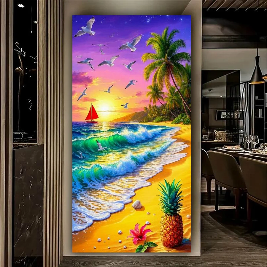 Sunset Sea Scenery Seagulls Large Size Diy Diamond Art Painting Kits Beach Pineapple Full Drill Mosaic Embroidery Picture
Sunset Sea Scenery Seagulls Large Size Diy Diamond Art Painting Kits Beach Pineapple Full Drill Mosaic Embroidery Picture