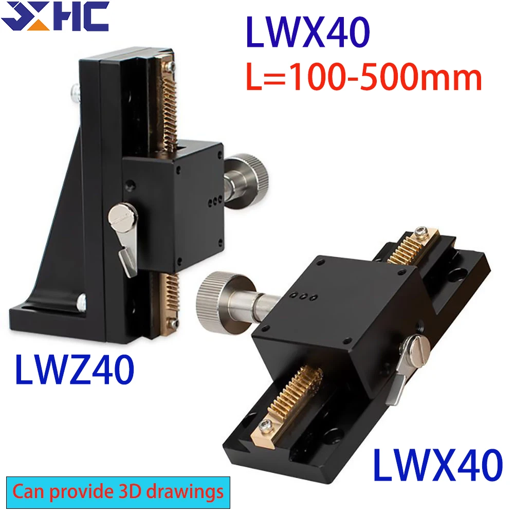 X Axis LWX40 L=100-500mm Dovetail Groove Sliding Worktable Dovetail Trimming slide rail sliding platform manual sliding table
X Axis LWX40 L=100-500mm Dovetail Groove Sliding Worktable Dovetail Trimming slide rail sliding platform manual sliding table