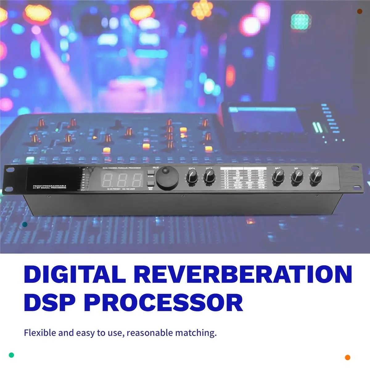 A10I Professional Digital Reverberation Multi Effect Processor Audio Processor Equalizer US PLUG
A10I Professional Digital Reverberation Multi Effect Processor Audio Processor Equalizer US PLUG