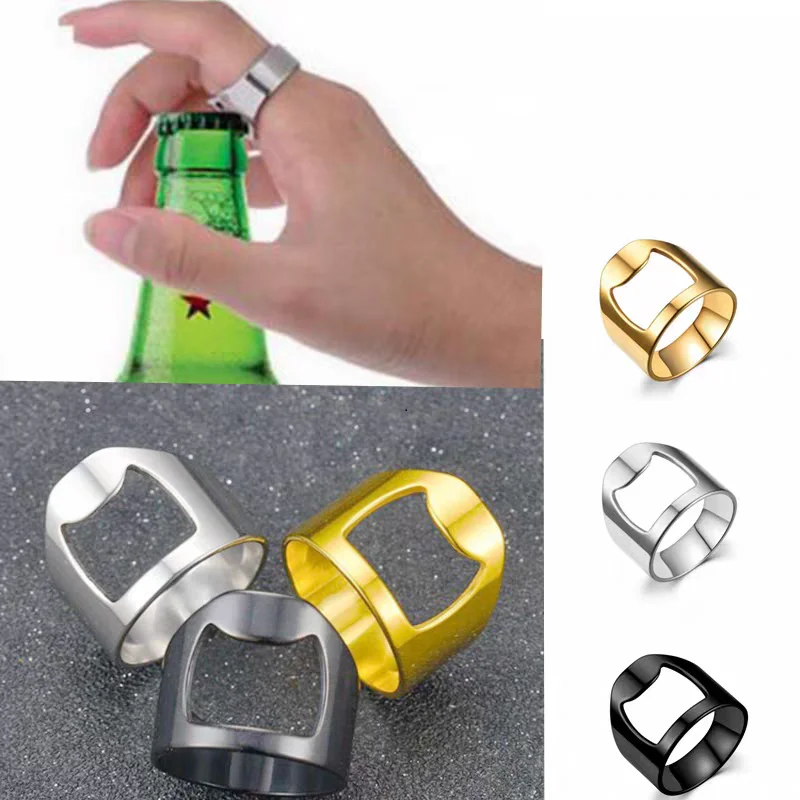 Unique Creative Versatile Stainless Steel Finger Ring Ring-Shape Beer Bottle Opener
Unique Creative Versatile Stainless Steel Finger Ring Ring-Shape Beer Bottle Opener