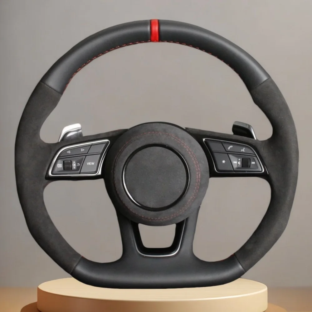 Fully steering wheel For Audi A3 A4 A5 S3 S4 S5 B9 Refit Upgraded Multi-Function Leather Suede Flat Bottom Steering Wheel Sport
Fully steering wheel For Audi A3 A4 A5 S3 S4 S5 B9 Refit Upgraded Multi-Function Leather Suede Flat Bottom Steering Wheel Sport