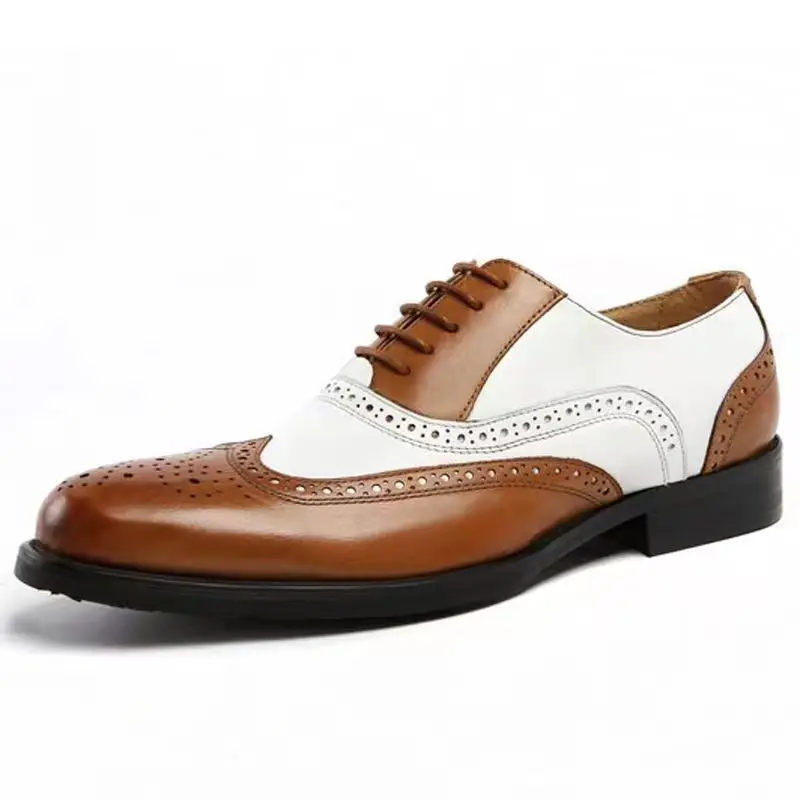 Men's Shoes New Block Carved Large Color Matching Trend Versatile Young Men's Business Formal Leather For
Men's Shoes New Block Carved Large Color Matching Trend Versatile Young Men's Business Formal Leather For