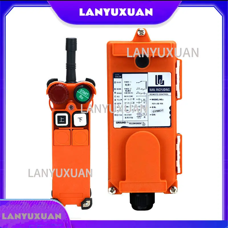 Hot Sales Yuding Industrial Remote Control F21-2D Crane Electric Hoist Crane Driving Crane Industrial Wireless Remote Control
Hot Sales Yuding Industrial Remote Control F21-2D Crane Electric Hoist Crane Driving Crane Industrial Wireless Remote Control