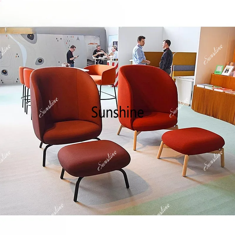 Small apartment fabric single leisure chair solid wood high back sofa
Small apartment fabric single leisure chair solid wood high back sofa