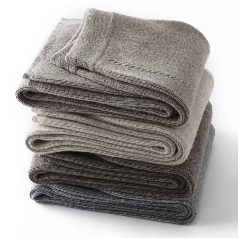 100% Pure Cashmere Knitted Wide-Leg Pants for Women, Thickened Casual Floor-Length Pants, Warm High-Waist Straight-L Pants
100% Pure Cashmere Knitted Wide-Leg Pants for Women, Thickened Casual Floor-Length Pants, Warm High-Waist Straight-L Pants