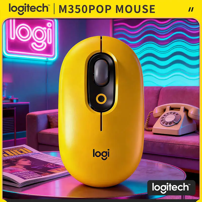 Мышь Logitech M350 POP - Bluetooth и 2.4 ГГц, высокоточное отслеживание, бесшумный клик, легкий вес 77 г
Мышь Logitech M350 POP - Bluetooth и 2.4 ГГц, высокоточное отслеживание, бесшумный клик, легкий вес 77 г