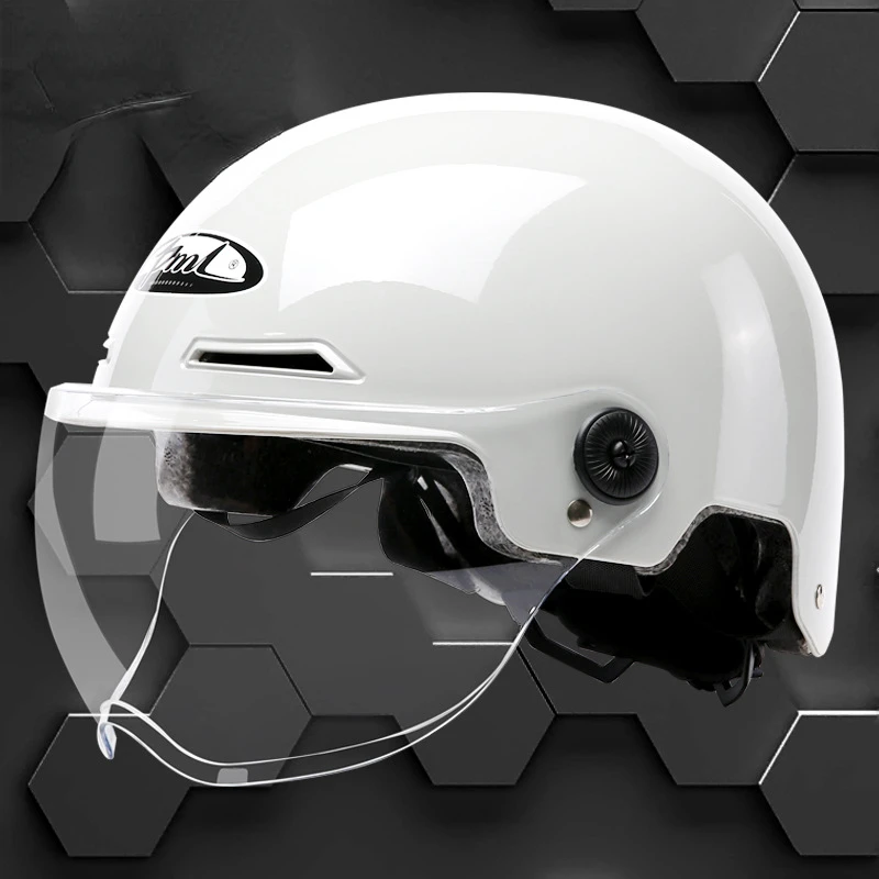 Motorcycle Helmet Men and Women Summer Breathable Sunscreen Electric Vehicle Helmet with Removable Warm Ear Protection
Motorcycle Helmet Men and Women Summer Breathable Sunscreen Electric Vehicle Helmet with Removable Warm Ear Protection