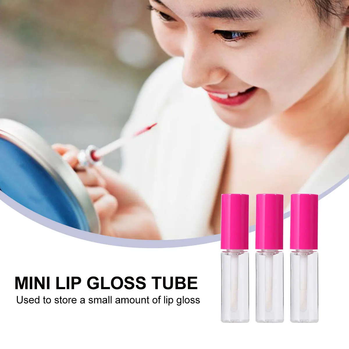 100 Pcs Lip Gloss Bottle Lip Bottle Lip Container DIY Accessories with Cover for Ladies Girls (Rosy) 
100 Pcs Lip Gloss Bottle Lip Bottle Lip Container DIY Accessories with Cover for Ladies Girls (Rosy)