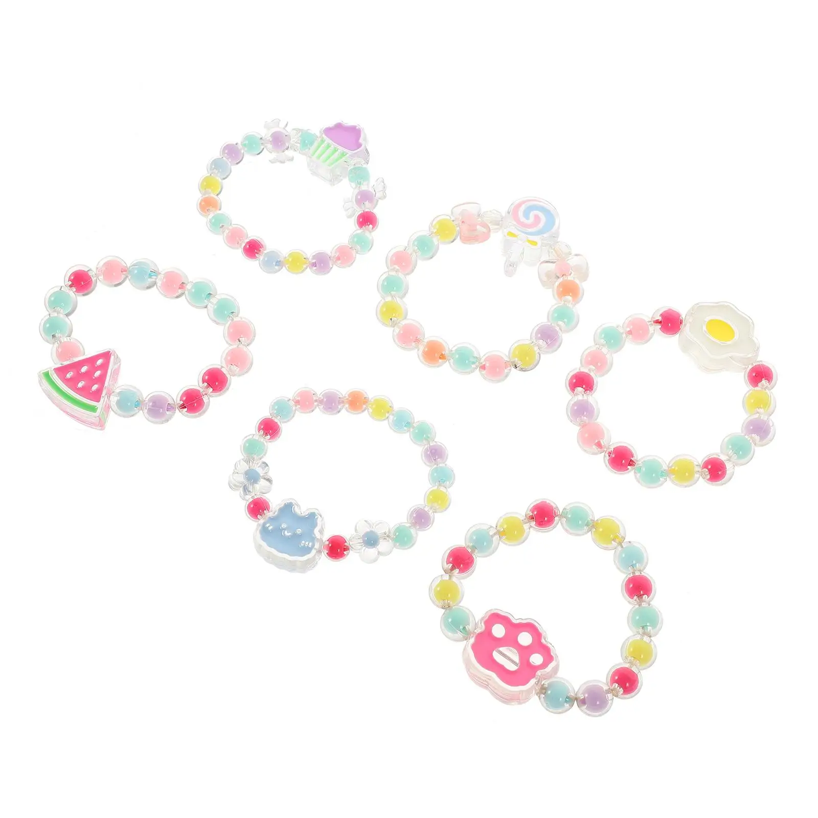 6 Pcs Children's Bracelet Beads Kids Bracelets Toddler Girl Childrens Girls Princess Student
6 Pcs Children's Bracelet Beads Kids Bracelets Toddler Girl Childrens Girls Princess Student