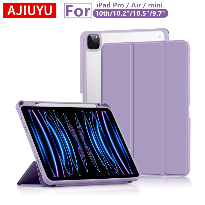 AJIUYU Smart Case For iPad Pro 11 inch 2 3rd 12.9 6th Generation Air 4th 5th 10.2 7th 8th 9th 10th 10.5 9.7 mini 6 Cover Leather
AJIUYU Smart Case For iPad Pro 11 inch 2 3rd 12.9 6th Generation Air 4th 5th 10.2 7th 8th 9th 10th 10.5 9.7 mini 6 Cover Leather
