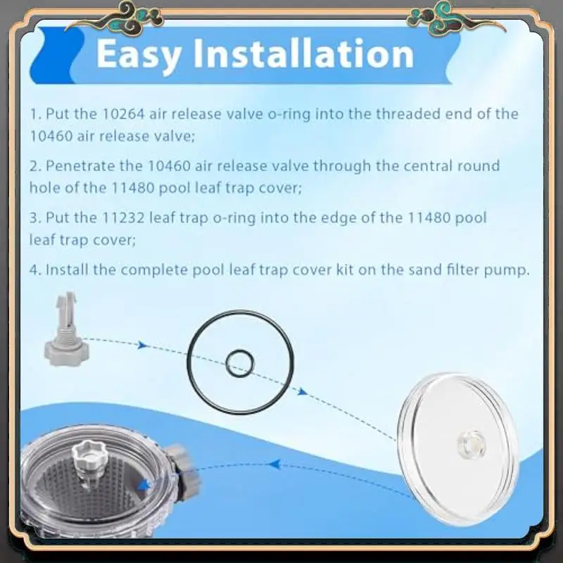 Premium Swimming Pool Pump Cover Sand Filter Pump Suitable For SF15110 ECO15110 SF80110-1
Premium Swimming Pool Pump Cover Sand Filter Pump Suitable For SF15110 ECO15110 SF80110-1