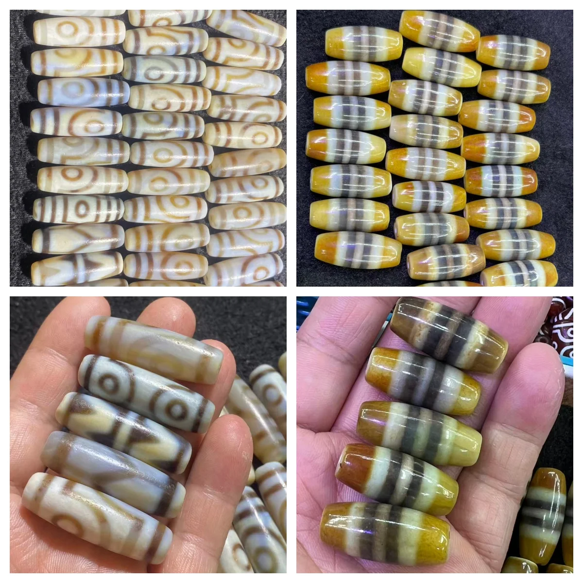 High cost-performance Taiwanese craftsmanship gray leather-colored Dzi three-color thread bead weathered patina old material
High cost-performance Taiwanese craftsmanship gray leather-colored Dzi three-color thread bead weathered patina old material