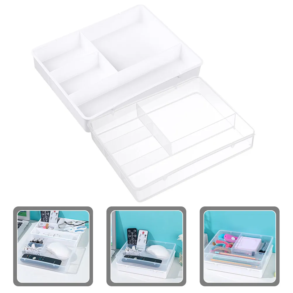 2Pcs Drawer Storage Box for Makeup Brushes Lipsticks Skincare Products Desktop Organizer Table Compartment Case Vanity
2Pcs Drawer Storage Box for Makeup Brushes Lipsticks Skincare Products Desktop Organizer Table Compartment Case Vanity