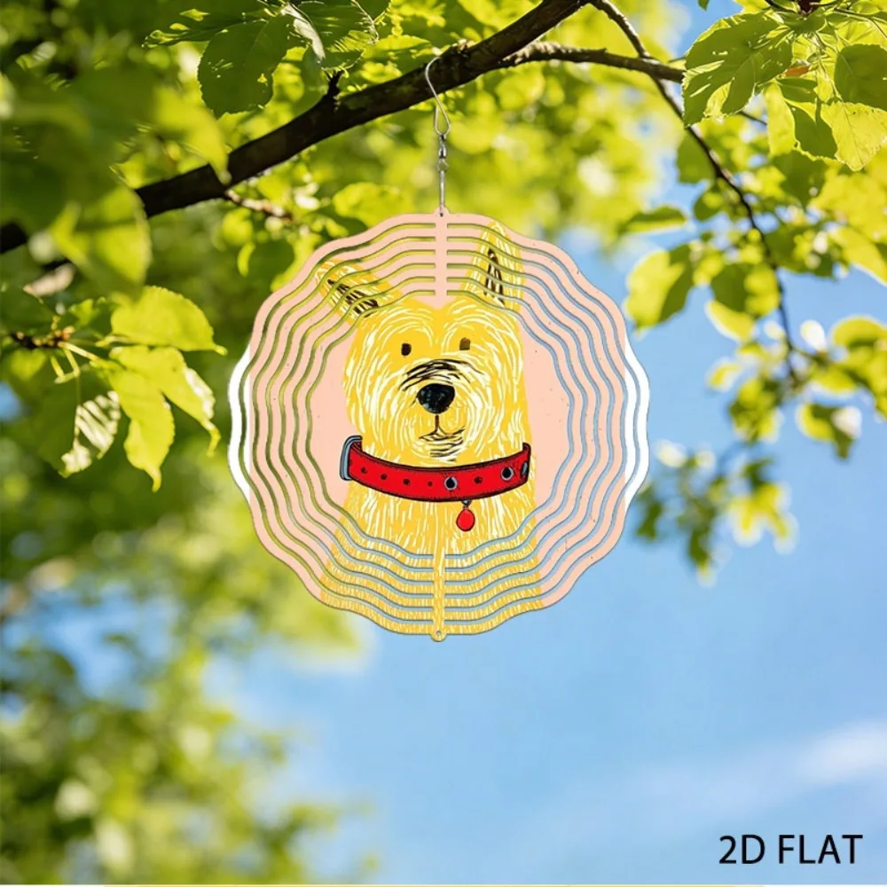 Yellow Puppy Wind Chime Iron Metal Outdoor Garden Art Decor Home Patio Hanging Ornament Gift
Yellow Puppy Wind Chime Iron Metal Outdoor Garden Art Decor Home Patio Hanging Ornament Gift