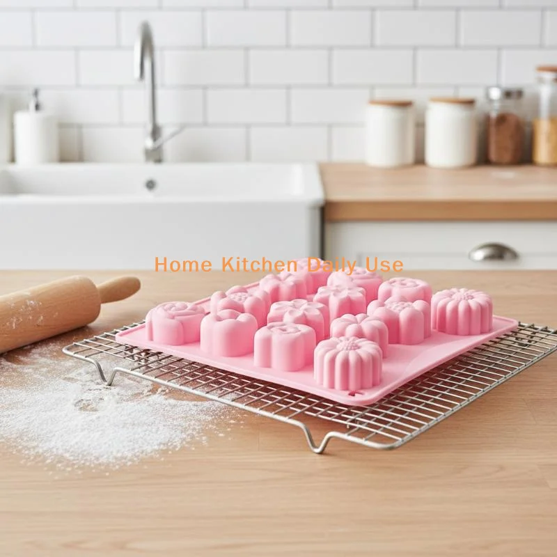 portableFlower Shape Silicone Mold 14 Mini Cavities for Chocolate Candy Cookies Making Nonstick Baking Tray for Kitchen Party
portableFlower Shape Silicone Mold 14 Mini Cavities for Chocolate Candy Cookies Making Nonstick Baking Tray for Kitchen Party
