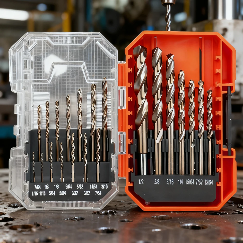 21 шт. M35 кобальтовые высокоскоростные стальные спиральные сверла, набор сверл, аксессуары для сверления металла, нержавеющей стали 
21 шт. M35 кобальтовые высокоскоростные стальные спиральные сверла, набор сверл, аксессуары для сверления металла, нержавеющей стали