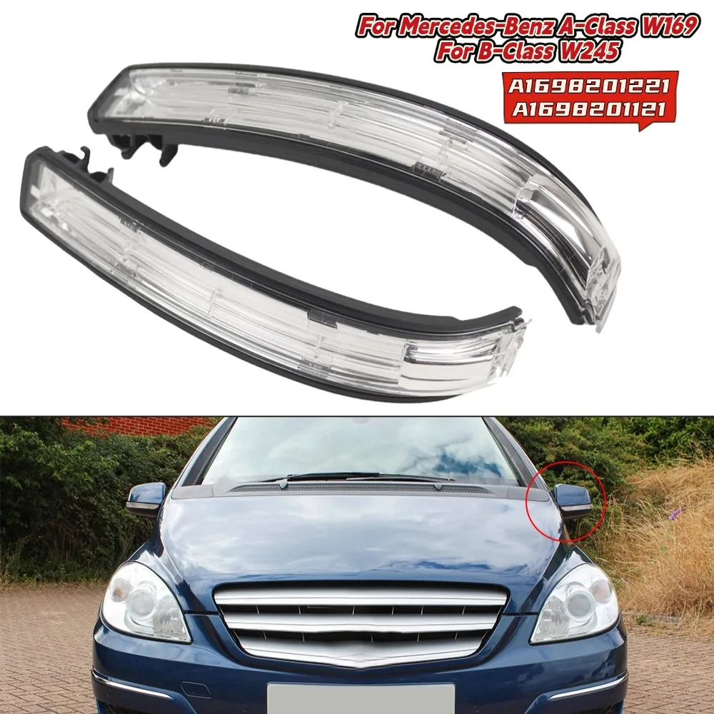 Указатель поворота зеркала автомобиля A1698201221 A1698201121 для Mercedes-Benz A-Class B-Class W169 W245 Поворотники заднего вида
Указатель поворота зеркала автомобиля A1698201221 A1698201121 для Mercedes-Benz A-Class B-Class W169 W245 Поворотники заднего вида