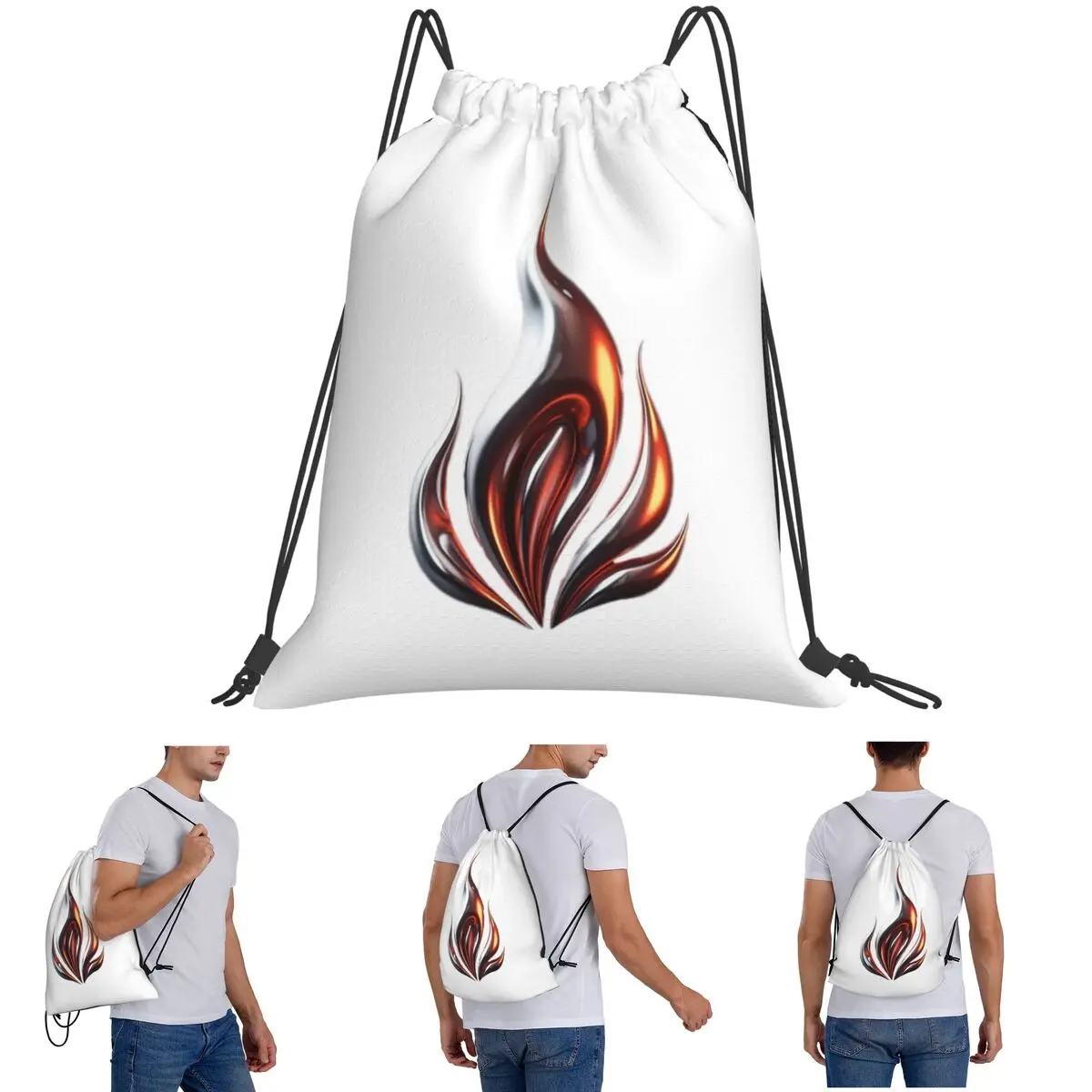 The Flame Backpacks Multi-function Drawstring Bags Sundries Bag Book Bags for Man Woman School
The Flame Backpacks Multi-function Drawstring Bags Sundries Bag Book Bags for Man Woman School